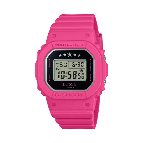 Casio G Shock Ladies ITZY Fuchsia Pink Watch GMD-S5610IT-4A Watches Casio G Shock 