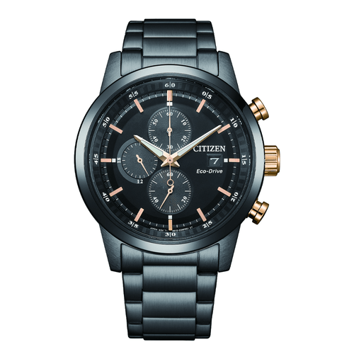 Citizen Men's Eco-Drive Chronograph Watch CA0746-85E Watches Citizen 