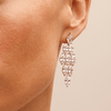 Cubic Zirconia Marquise Waterfall Stud Earrings in Sterling Silver Earrings Bevilles 