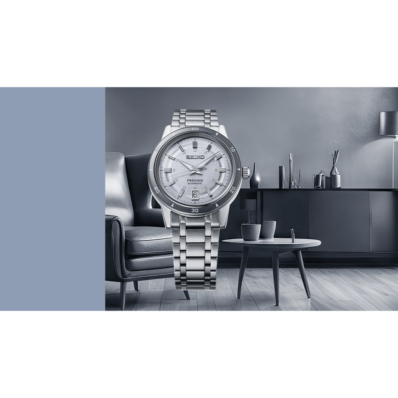 Seiko Men's Presage Style 60's Automatic Watch SRPL73J Watches Seiko 
