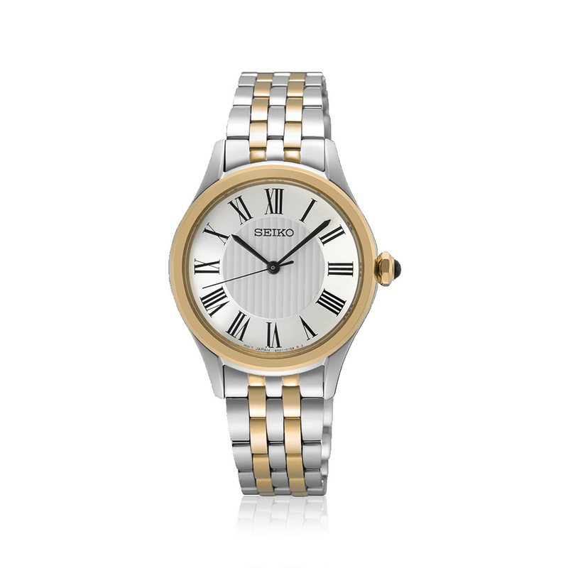 Seiko Ladies Conceptual Caprice 2-Tone Quartz Watch SUR612P Watches Seiko 