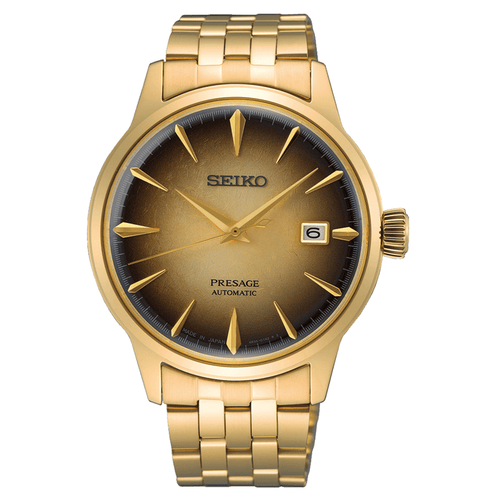 Seiko Presage Automatic Gold Tone Watch SRPK48J Watches Seiko 