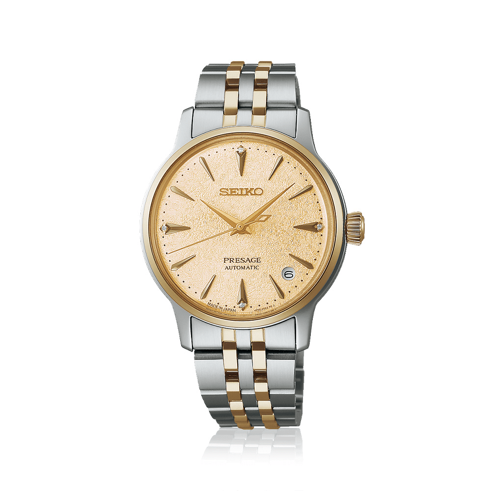 Seiko Ladies Presage Cocktail Time 2-Tone Automatic Watch