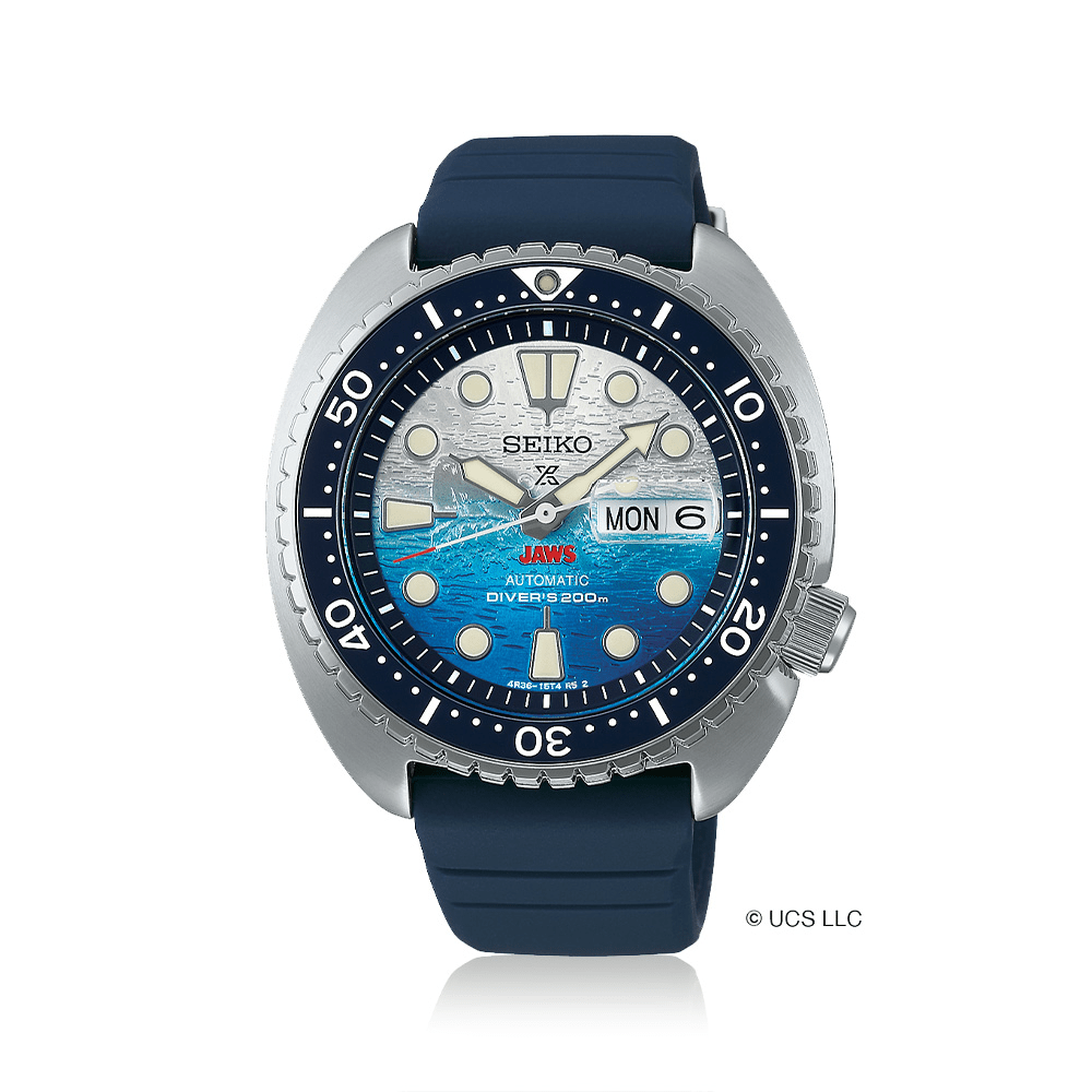 Seiko Men's Limited Edition Jaws Prospex Automatic 200M Diver's Watch SRPL81K Watches Seiko 