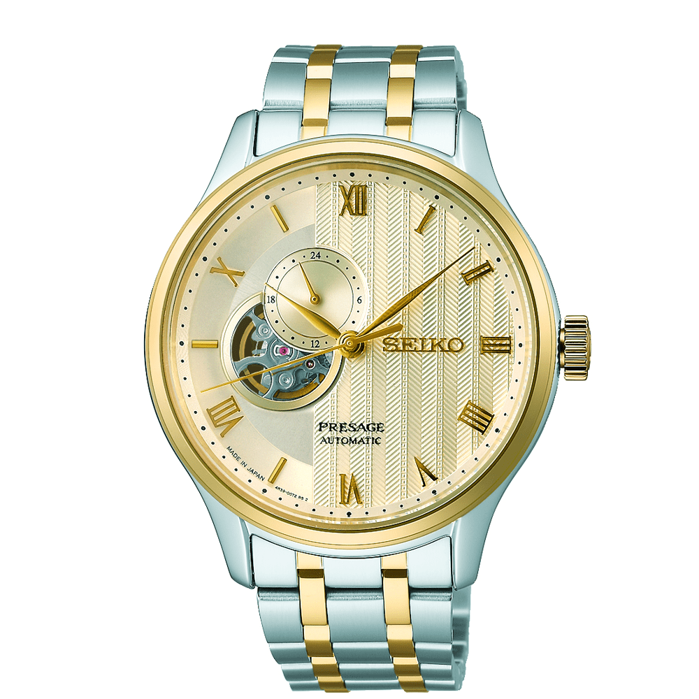 Seiko Presage Japanese Garden Two-Tone Watch SSA464J Watches Seiko 