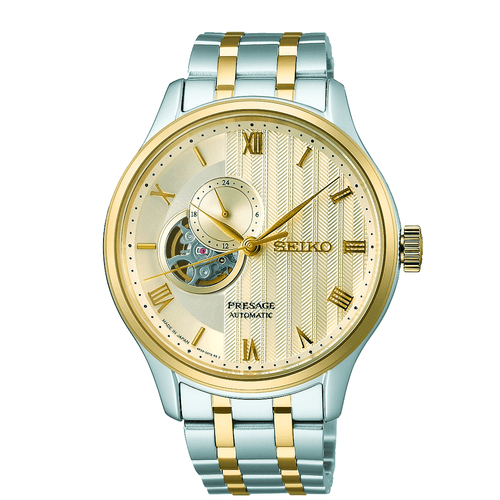 Seiko Presage Japanese Garden Two-Tone Watch SSA464J Watches Seiko 