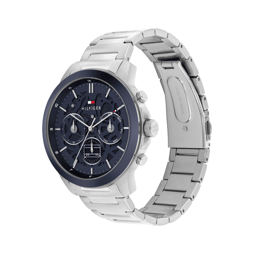 Tommy Hilfiger Henry Stainless Steel Blue Dial Men's Watch 1710684 Watches Tommy Hilfiger 