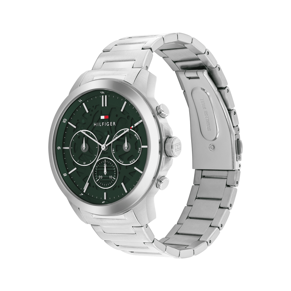 Tommy Hilfiger Henry Stainless Steel Green Dial Men's Watch 1710686 Watches Tommy Hilfiger 
