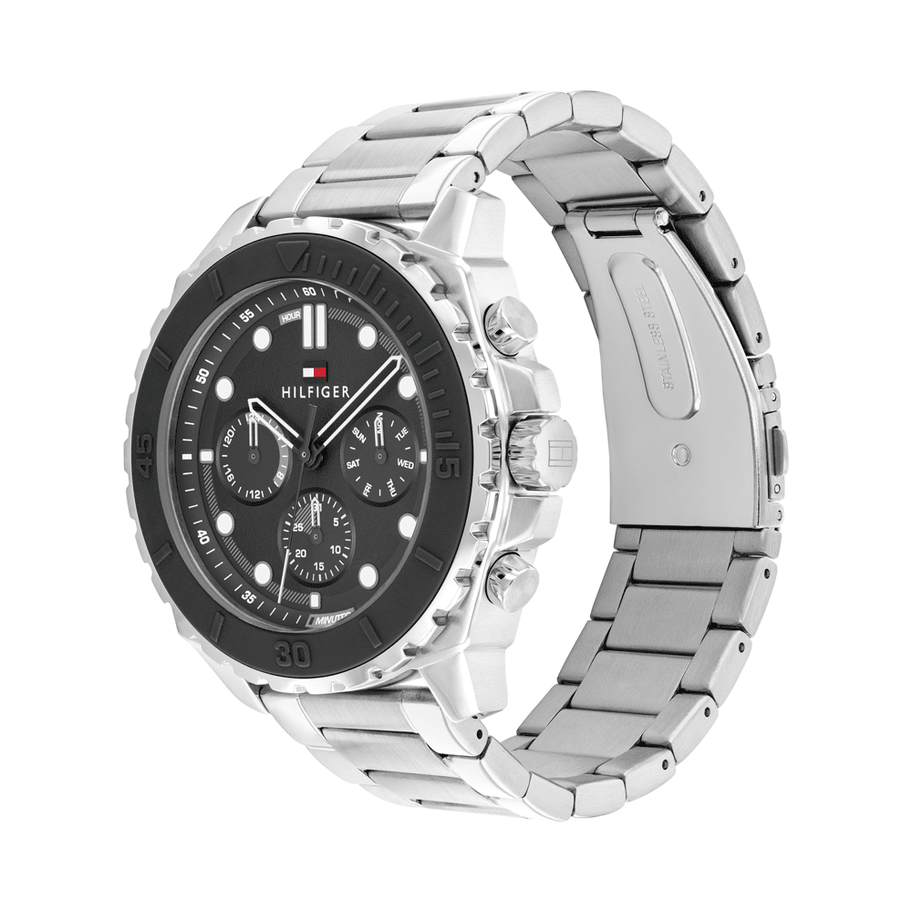 Tommy Hilfiger Morgan Stainless Steel Dark Grey Dial Men's Watch 1710689 Watches Tommy Hilfiger 