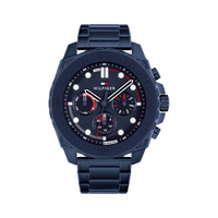 Tommy Hilfiger Morgan Ionic Plated Blue Steel Navy Dial Men's Watch 1710691 Watches Tommy Hilfiger 