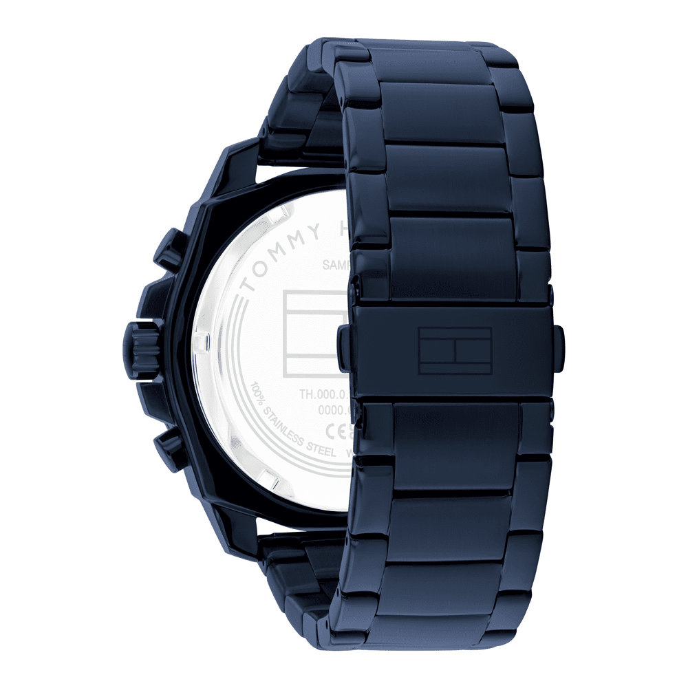 Tommy Hilfiger Morgan Ionic Plated Blue Steel Navy Dial Men's Watch 1710691 Watches Tommy Hilfiger 