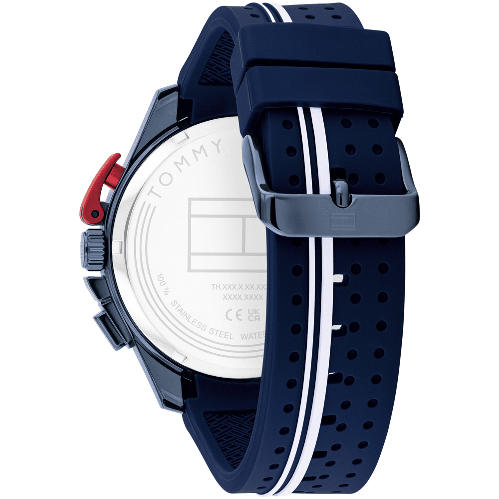 Tommy Hilfiger Bank Blue Silicone Blue Dial Men's Watch 1792169 Watches Tommy Hilfiger 