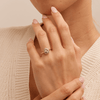 Miracle Illusion Pear Shape Ring with 0.15tw of Diamonds in 9kt Yellow Gold Rings Bevilles 