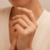 Illusion Pear Shape Ring with 0.25tw of Diamonds in 9kt Yellow Gold Rings Bevilles 