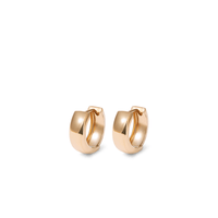 9mm Huggie Earrings in 9kt Yellow Gold Earrings Bevilles 