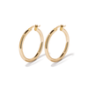 20mm Tube Hoop Earrings in 9kt Bonded Yellow Gold Earrings Bevilles 