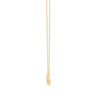 45cm Bar Necklace with 0.26tw of Laboratory-Grown Diamonds in 9kt Yellow Gold Pendants Bevilles 