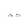 Dolphin Stud Earrings in Sterling Silver Earrings Bevilles 