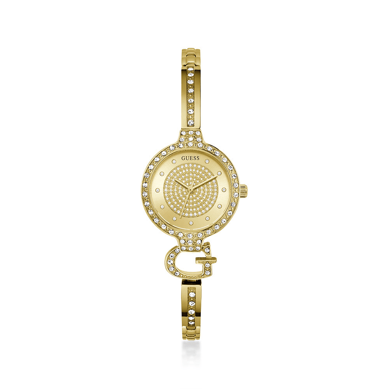 Guess Ladies Giselle Gold Quartz Watch GW0929L2 Watches Guess 