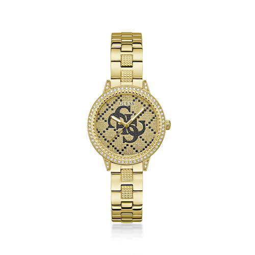Guess G-Lace Gold Tone Quartz Watch GW0944L2 Watches Guess 