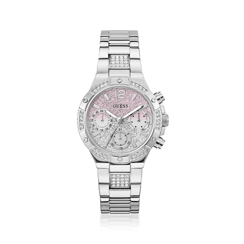 Guess Harlow Quartz Multifunction Silver Tone Watch GW0950L1 Watches Guess 