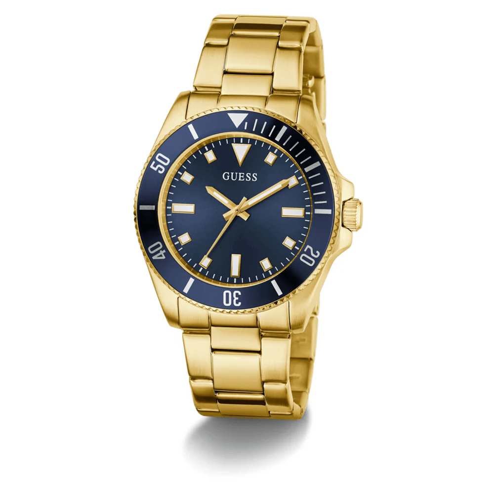 Guess Cliff Quartz Gold Tone Watch GW0968G2 Watches Guess 