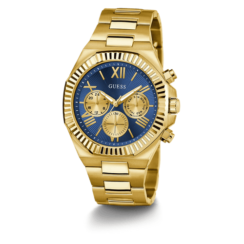 Guess Equity Quartz Multifunction Gold Tone Watch GW0703G6 Watches Guess 