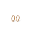 8mm Twist Huggie Earrings in 9kt Yellow Gold Earrings Bevilles 