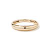 Slim Dome Ring in 9kt Yellow Gold Rings Bevilles 