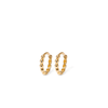 7mm Bead Huggie Earrings in 9kt Yellow Gold Earrings Bevilles 