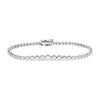 18cm Graduated Cup Set Tennis Bracelet with 1.88tw of Laboratory-Grown Diamonds in Sterling Silver and Platinum Bracelets Bevilles 