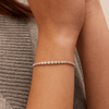 18cm Graduated Cup Set Tennis Bracelet with 1.88tw of Laboratory-Grown Diamonds in Sterling Silver and Platinum Bracelets Bevilles 