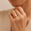 Round Shape Cluster Halo Ring with 0.15tw of Diamonds in Sterling Silver Rings Bevilles 