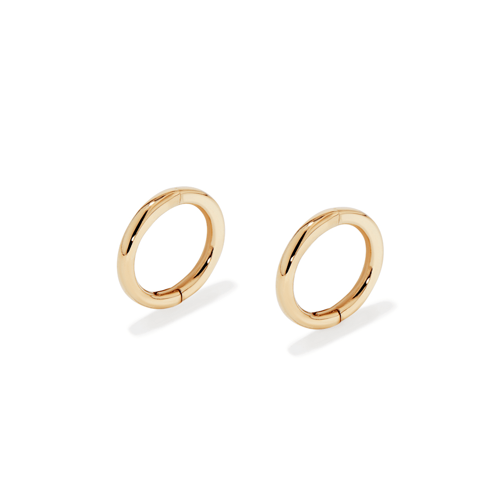 6mm Sleeper Earrings in 9kt Yellow Gold Earrings Bevilles 