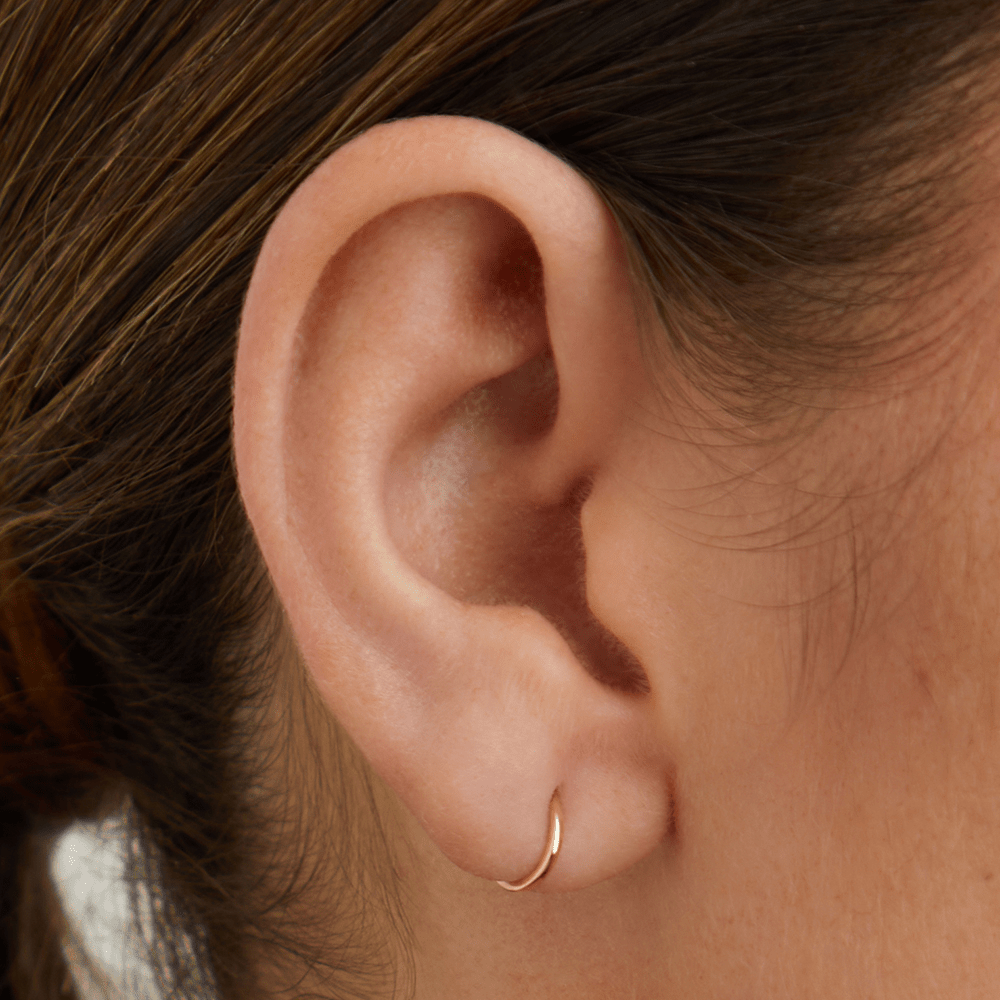 6mm Sleeper Earrings in 9kt Yellow Gold Earrings Bevilles 