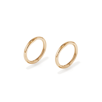 8mm Sleeper Earrings in 9kt Yellow Gold Earrings Bevilles 
