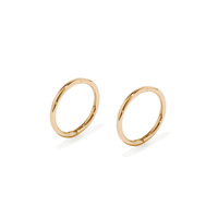 10mm Sleeper Earrings in 9kt Yellow Gold Earrings Bevilles 