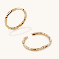 10mm Sleeper Earrings in 9kt Yellow Gold Earrings Bevilles 