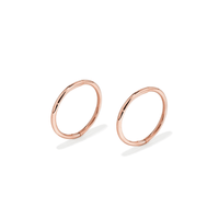 12mm Sleeper Earrings in 9kt Rose Gold Earrings Bevilles 
