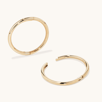 12mm Sleeper Earrings in 9kt Yellow Gold Earrings Bevilles 
