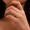 Two Row Twist Ring with 0.03tw of Laboratory-Grown Diamonds in 9kt Yellow Gold Rings Bevilles 