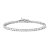 19cm Cubic Zirconia Tennis Bracelet in Sterling Silver Bracelets Bevilles 