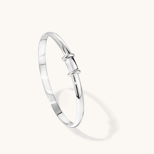 47mm Adjustable Bangle in Sterling Silver Bangles Bevilles 