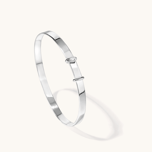 53mm Adjustable Bangle in Sterling Silver Bangles Bevilles 