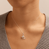 45cm Faith, Hope, and Charity Charm Pendant Necklace in Sterling Silver Pendants Bevilles 