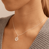 45cm Om Pendant Necklace in Sterling Silver Pendants Bevilles 