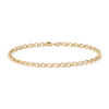 19cm 4mm Width Belcher Bracelet in 9kt Yellow Bonded Gold Bracelets Bevilles 