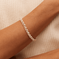 20cm Filigree Belcher Bracelet in Sterling Silver Bracelets Bevilles 