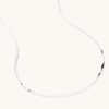 45cm 2mm Width Herringbone Chain Necklace in Sterling Silver Necklaces Bevilles 