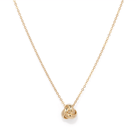 45cm Ball Knot Necklace in 9kt Yellow Gold Pendants Bevilles 